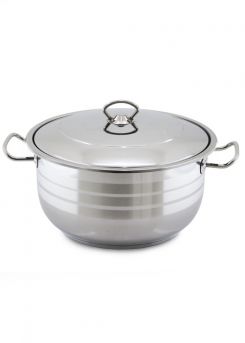 Gitco Royal SS Deep Pot W/Lid 