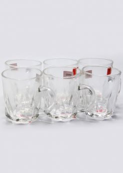 Gitco Tea Cup with Handle 6pcs Set