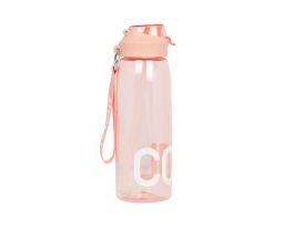 Plastic Water Bottle W/Straw (1000 mL)