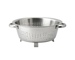 Stainless Steel Deep Colander Strainer W/Stand