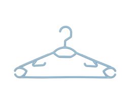 Plastic Cloth Hanger (Set of 12 PCs)
