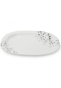 Gitco R-0117 Melamine S. Platter -10" 25x21 cm